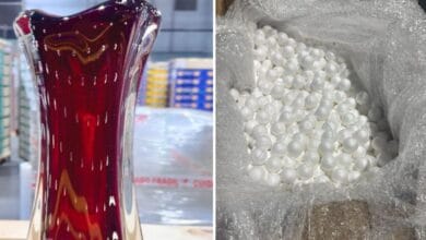 Receita apreende cocaína oculta em bolinhas de isopor no Aeroporto de Guarulhos