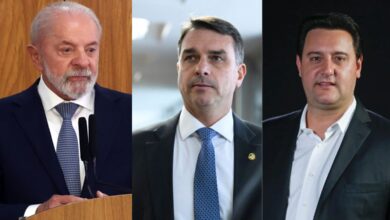 Pesquisa Real Time Big Data mostra empate técnico entre Lula, Flávio Bolsonaro e Ratinho Junior em cenários de 2026