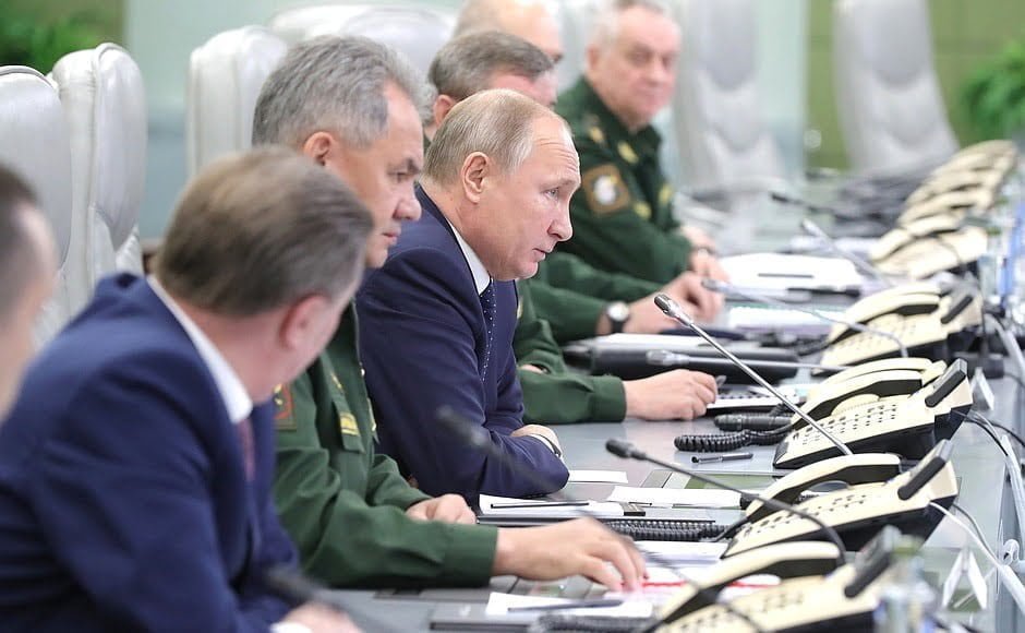 Putin deu a ordem para o início do teste (Governo Russo/Reprodução)