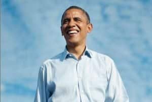 Barack Obama sorrindo