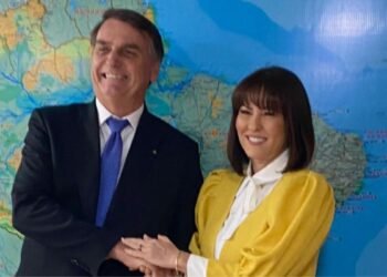 Bolsonaro e Márcia Bittar (Foto: redes sociais)