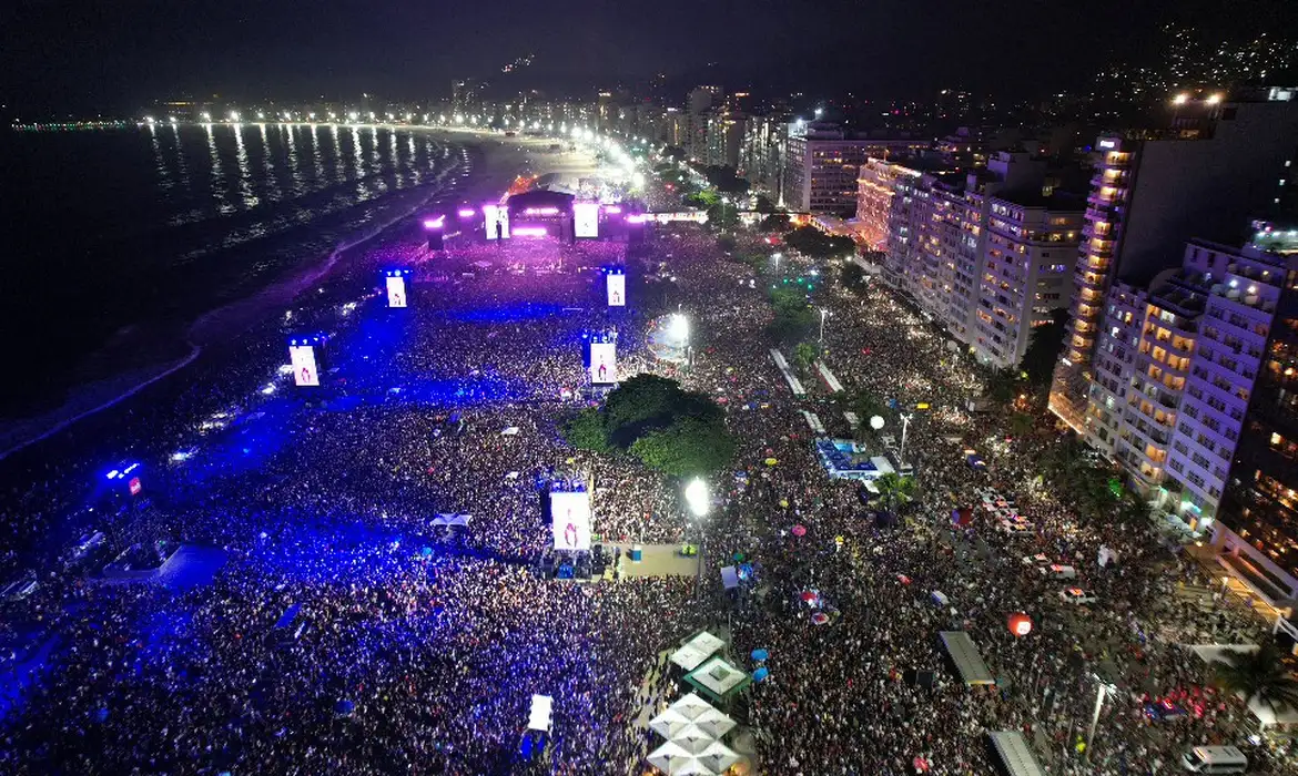 Show histórico de Madonna reúne 1,6 milhão de pessoas em Copacabana no Rio