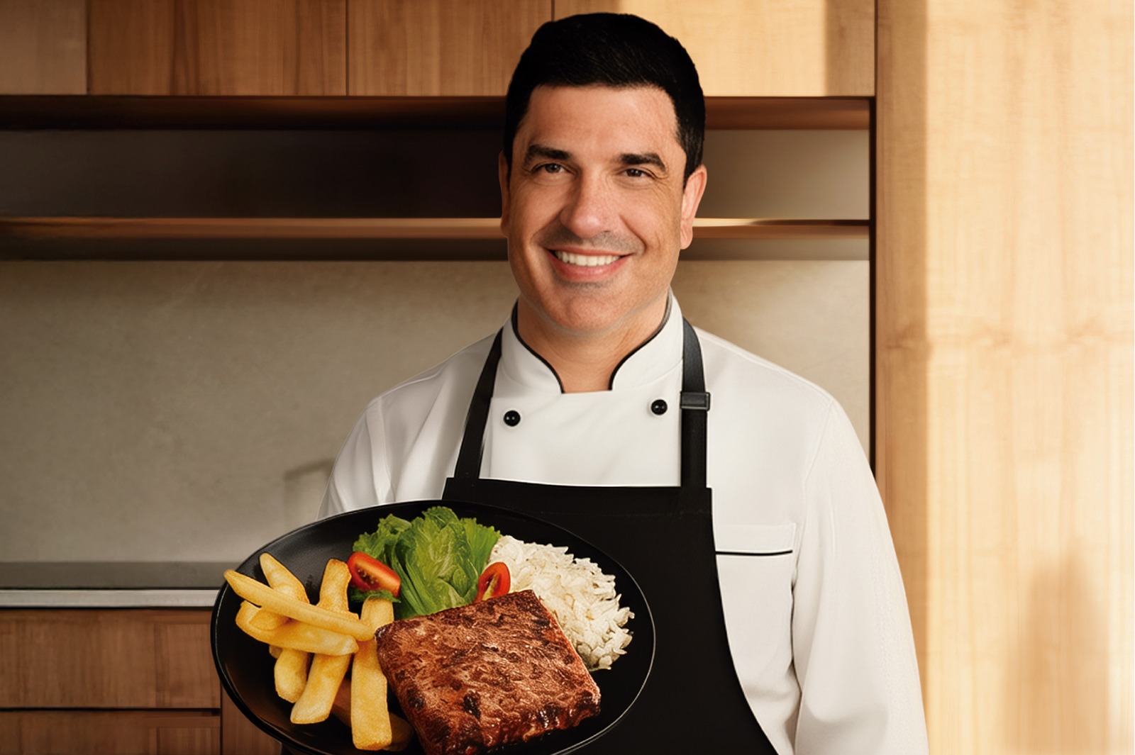 VPJ Alimentos lança primeiro hambúrguer quadrado do Brasil e aposta em Edu Guedes como embaixador