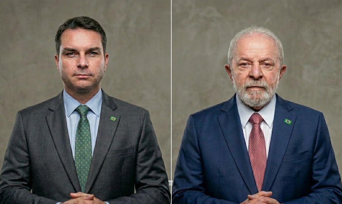 Pesquisa mostra empate técnico entre Flávio Bolsonaro e Lula em cenário para 2026