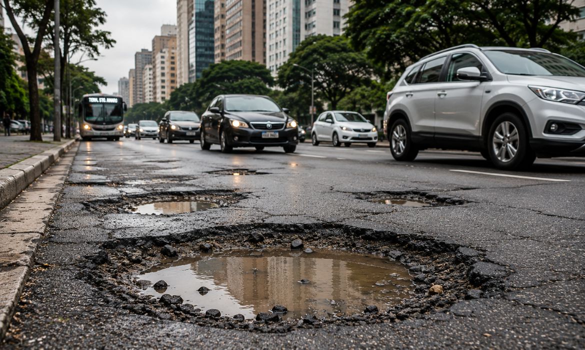 Buracos nas ruas de São Paulo: quanto a Prefeitura gasta e por que o problema continua?