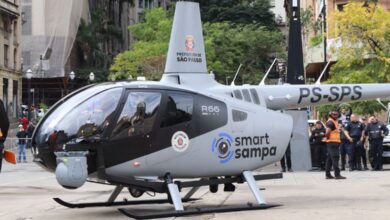 Prefeitura de SP anuncia helicóptero inteligente com reconhecimento facial e leitura de placas