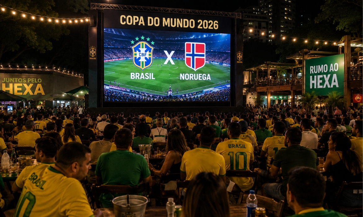 Onde assistir Brasil x Noruega em São Paulo pela Copa do Mundo 2026
